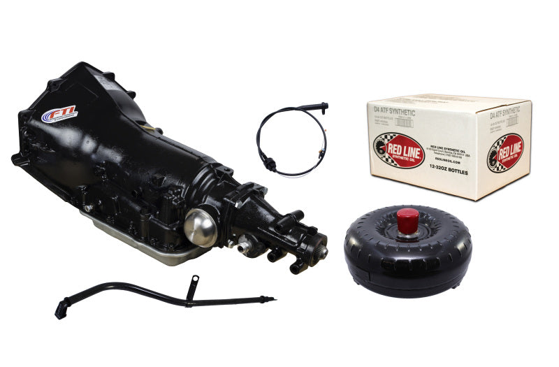 FTI 700R4 Transmission Kit - Level 2 - 450HP - Chevy Bell - Edelbrock Adapter SB2400LT30 Converter
