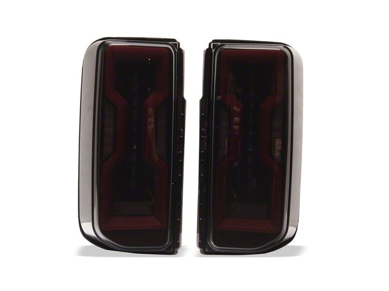 Raxiom 21-26 Ford Bronco Axial Series LED Tail Lights- Black Housing- Smoked Lens