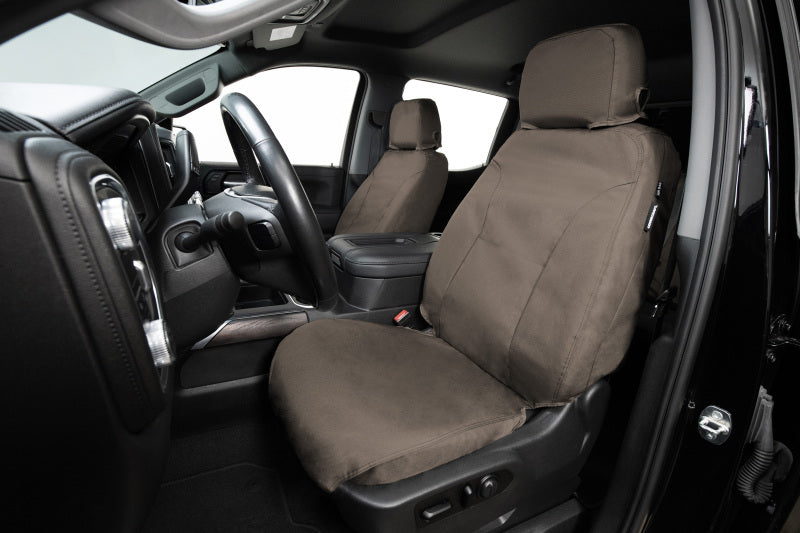 Covercraft 16-26 Mercedes-Benz Sprinter Endura Waterproof SeatSaver Custom Frt Row Seat Covers-Taupe