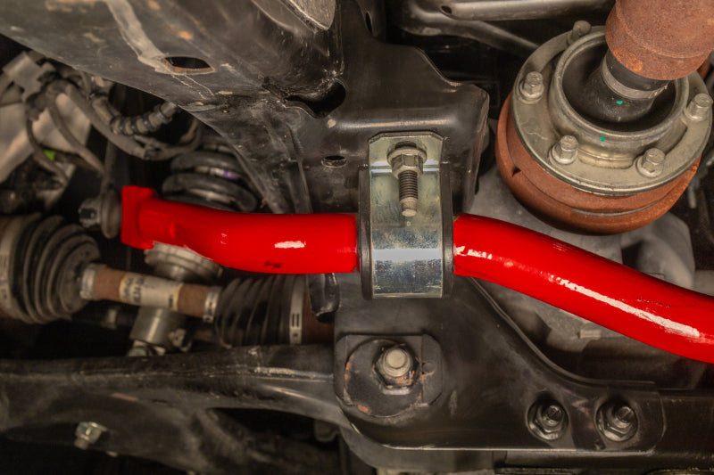 UMI Performance 21-24 Ford F-150 1 3/8in Solid Front Sway Bar - Red