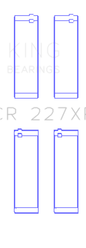 King Audi R8 4.2L/5.2L/Lamborghini Gallardo/Huracan V10 Coated Rod Bearing Set - Size STDX