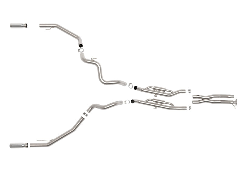 aFe 24-25 Ford Ranger Raptor Vulcan Series 3in 304 SS Cat-Back Exhaust w/ Polished Tips