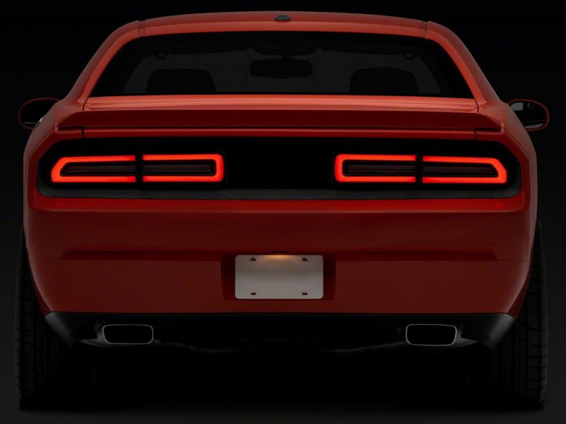 Raxiom 08-14 Dodge Challenger LED Tail Lights- BlkHousing Red Lens