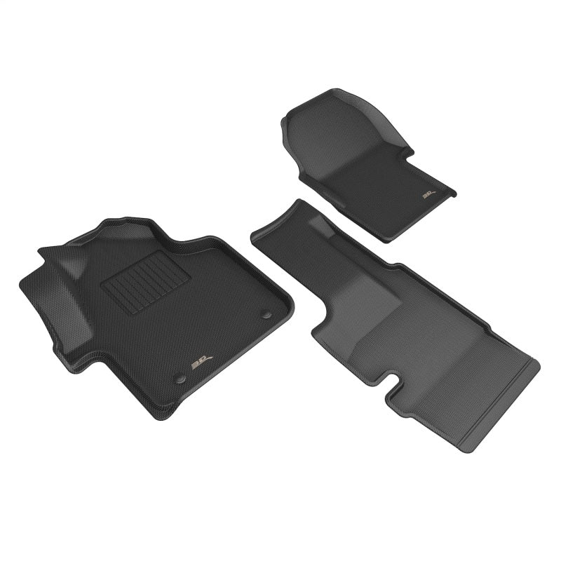 3D MAXpider 19-25 Mercedes-Benz Sprinter Van w/ Bucket Seats Kagu Front Row Floor Liner - Black