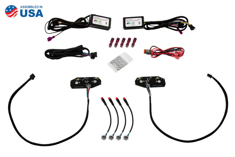 Diode Dynamics 13-14 Ford Mustang RGBW DRL LED Boards