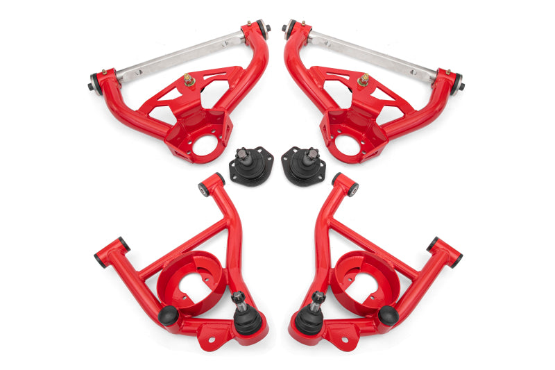 BMR 78-87 GM G-Body Non-Adjustable A-arm Kit - Red