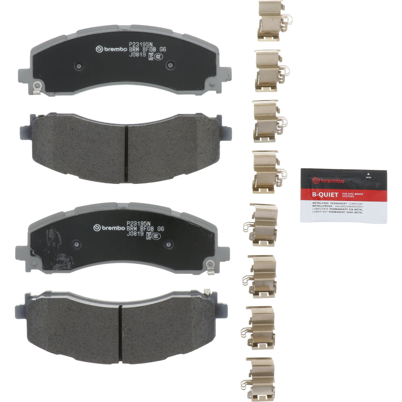 Brembo OE 19-24 RAM 2500/3500 PRIME Ceramic Brake Pad - Rear