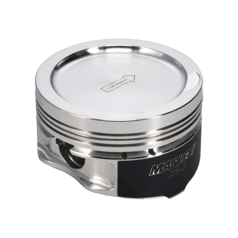 Manley Nissan SR20DE Piston Set - 87.00mm Bore 1.260in CH, -12.00 CC