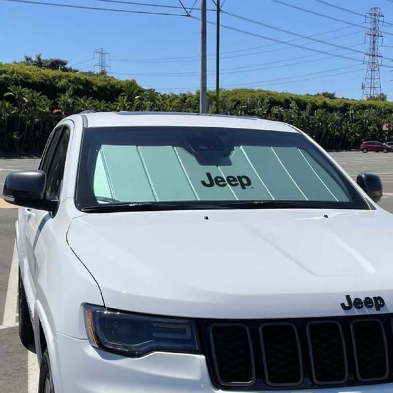 Covercraft 14-21 Jeep Grand Cherokee w/MMS UVS100 Custom Sunscreen with Jeep logo