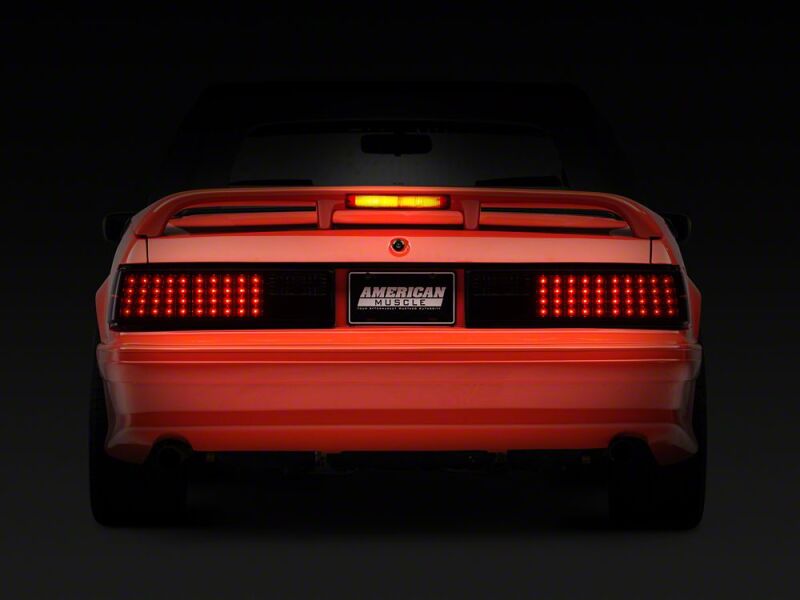 Raxiom 87-93 Ford Mustang Axial Series Smoked LED Tail Lights