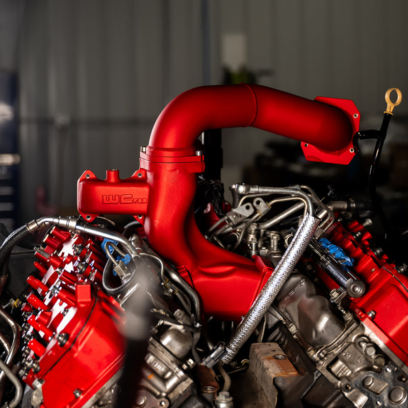 Wehrli 11-16 Chevrolet 6.6L LML Duramax High Flow Y-Bridge Kit - Bengal Grey