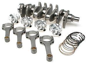 Brian Crower Honda F20C/F22C Stroker Kit-97mm Billet Crank Sportsmans Rods (5.893in) Custom Pistons