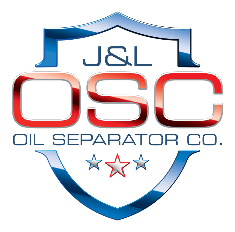 J&L 14-18 Chevy Silverado 1500 / 14-18 GMC Sierra 1500 4.3L V6 Oil Separator - Black Anodized