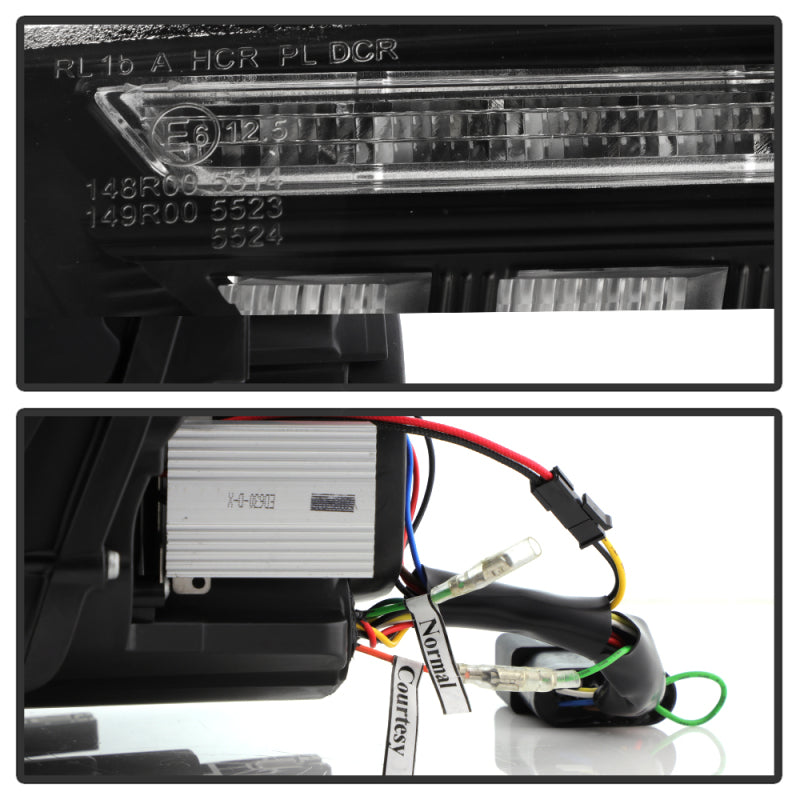 Spyder 13-17 Audi A5 HID Model Only Projector Headlights - Black (PRO-YD-AA513HIDSI-SEQGR-BK)