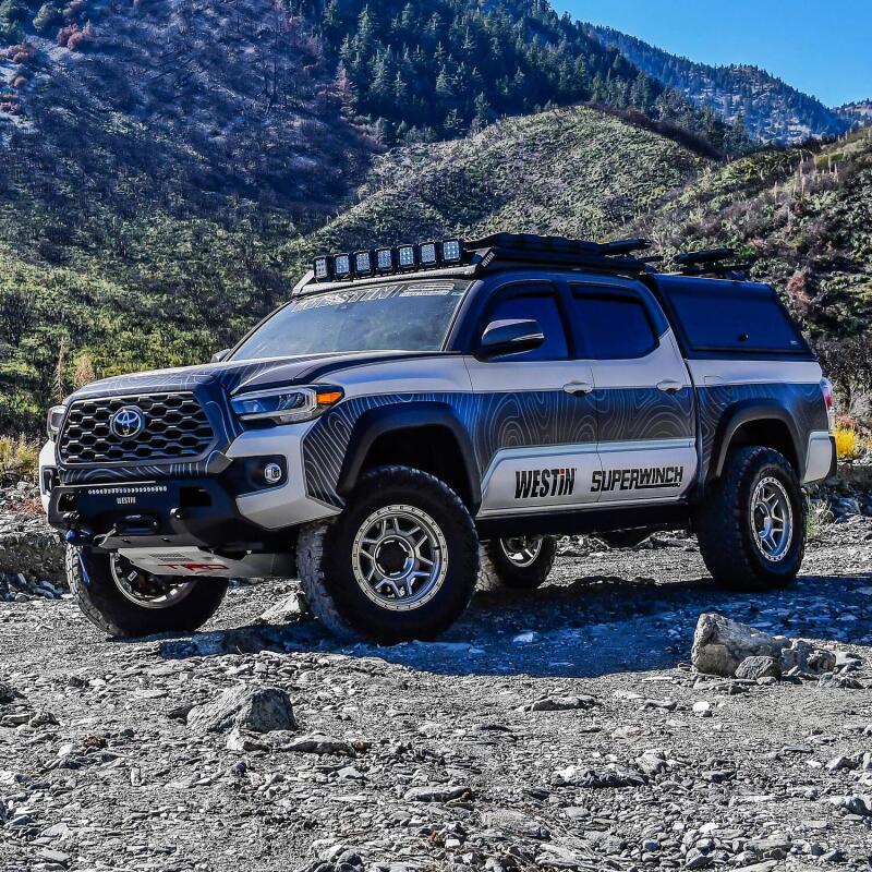 Westin EXP Truck Cap COMPLETE KIT A + BS (16-23 Toyota Tacoma 5.2ft. Bed)