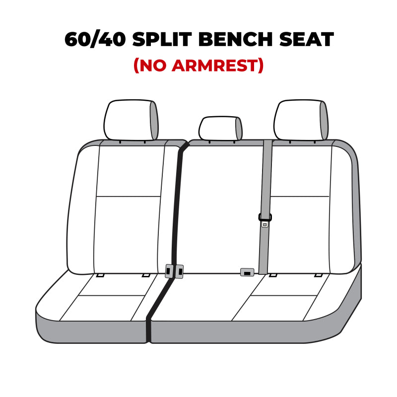 Covercraft 22-25 Toyota Tundra Carhartt Super Dux SeatSaver Second Row Custom Seat Cover - Gravel