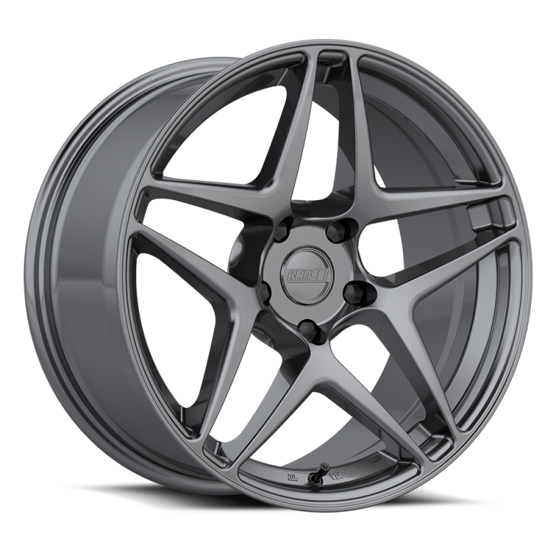 Kansei K15G Astro 19x10.5in / 5x114.3 BP / 22mm Offset / 73.1mm Bore - Gunmetal Wheel