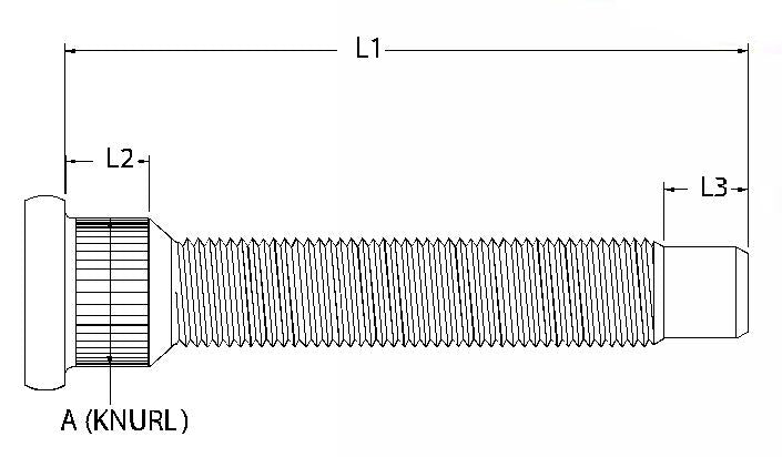 ARP 03-06 Evo 8/9 Wheel Stud Kit (5 Studs/One Wheel)