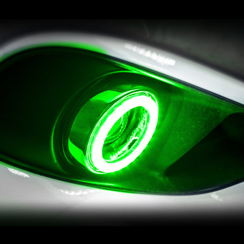 Oracle 05-08 Dodge Magnum Surface Mount LED Fog Light Halo Kit - Green