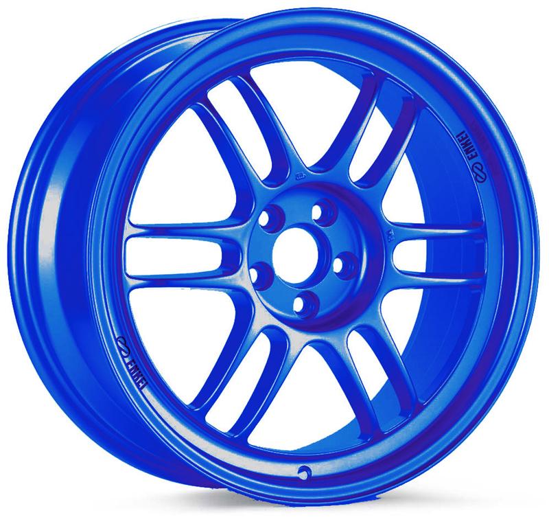 Enkei RPF1 15x7 4x100 41mm Offset 73mm Bore Matte Blue Wheel (MOQ 40)