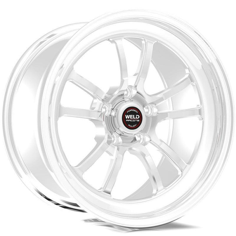 Weld S70 18x12 / 5x4.75 BP / 8.6in. BS Polished Wheel (High Pad) - Non-Beadlock