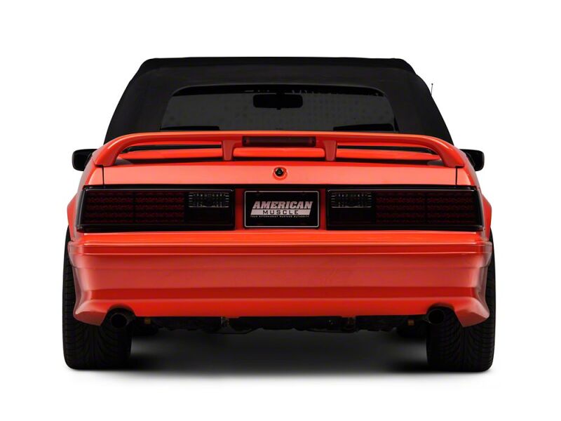 Raxiom 87-93 Ford Mustang Axial Series Smoked LED Tail Lights