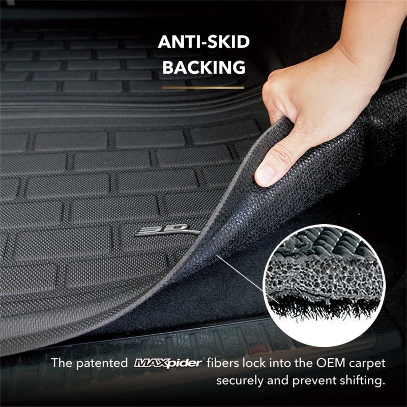 3D MAXpider 2025+ Polestar 3 Kagu Front Trunk Cargo Liner - Black Two Piece