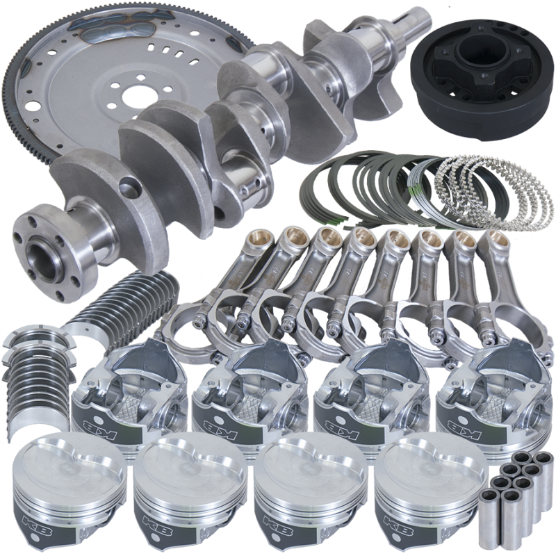 Eagle Ford 302 3.400in Crank 5.400in I-Beam Rods 4.060in Pistons 164 Tooth FW Balanced Assembly
