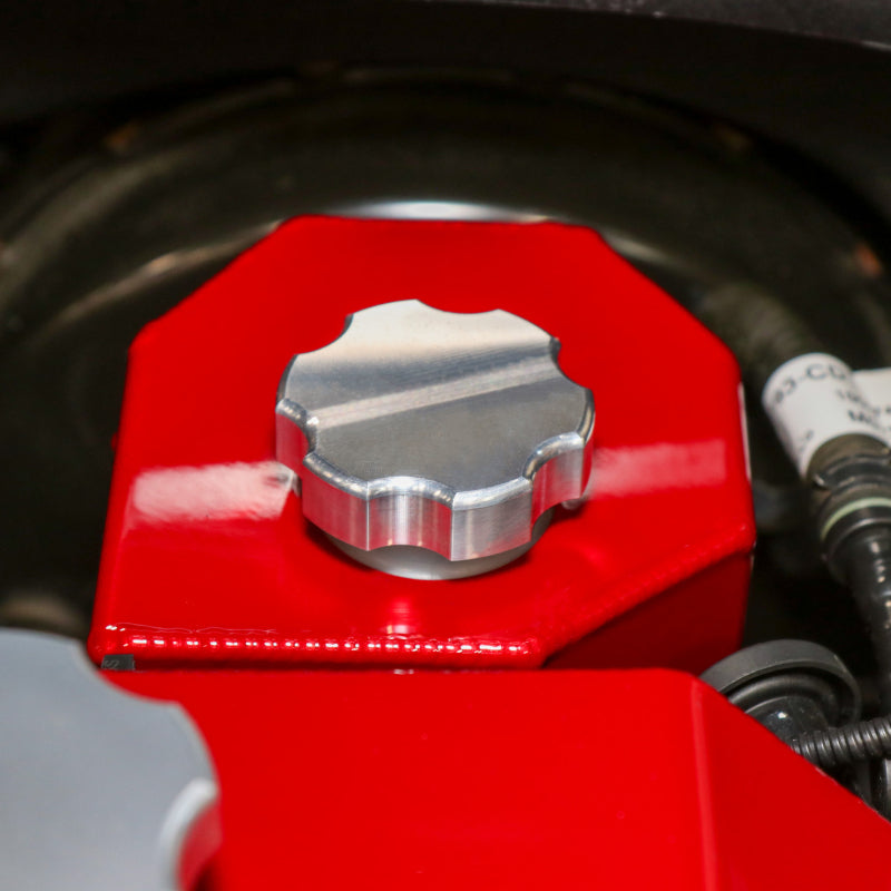 Wehrli 17-25 Ford Super Duty 6.7L Power Stroke Billet Brake Reservoir Cap - Clear Anodized