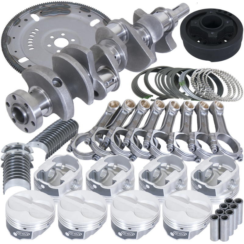 Eagle Ford 302 3.250in Crank 5.400in I-Beam Rods 4.040in Pistons 164 Tooth FP Balanced Assembly