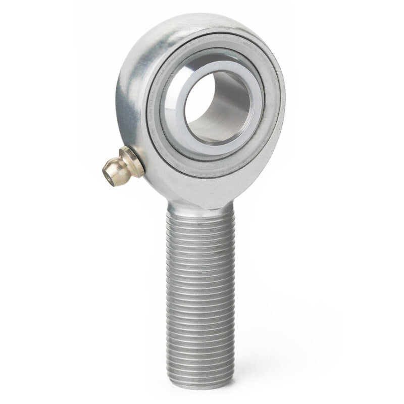 QA1 K Series 3-Pc Rod End - Male/Left Hand - .75in Bore x 7/8-14 w/Zerk - Carbon Steel