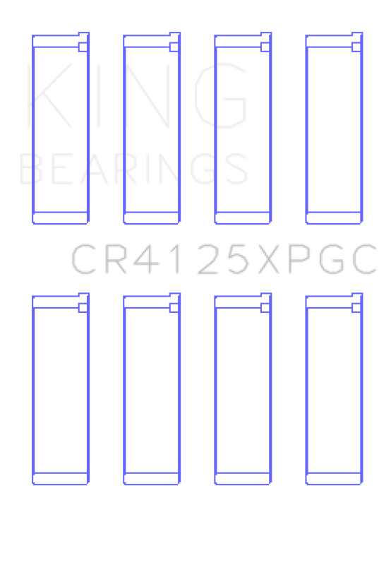 King Engine Bearings Subaru EJ20/EJ22/EJ25 pMaxKote Performance Rod Bearing Set - Size STDX