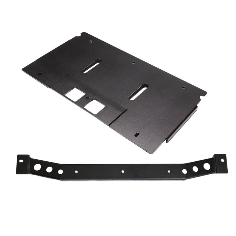 Cali Raised 2024+ Toyota Tacoma Transfer Case Skid Plate - Non-Hybrid / Aluminum / Powder Coat