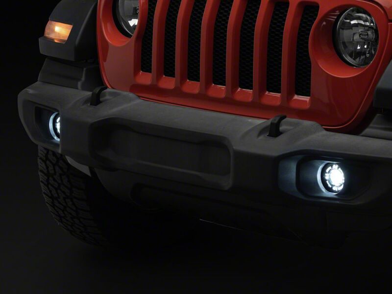 Raxiom 18-26 Jeep Wrangler JL V2 LED Fog Lights with Amber Turn Signal