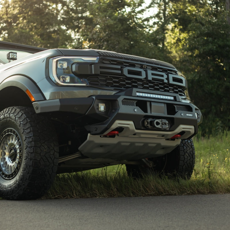 RIVAL 24-26 Ford Ranger Raptor Front Aluminum Bumper w/Winch Mount and Recovery Points