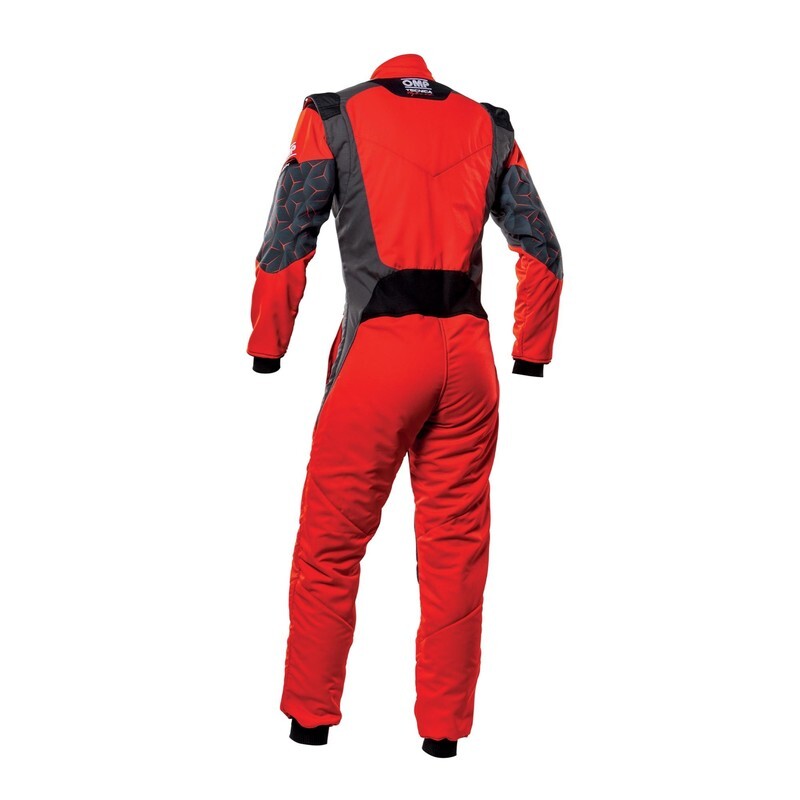 OMP Tecnica Hybrid Overall Fia 8856-2018 Gray / Black Sz 46