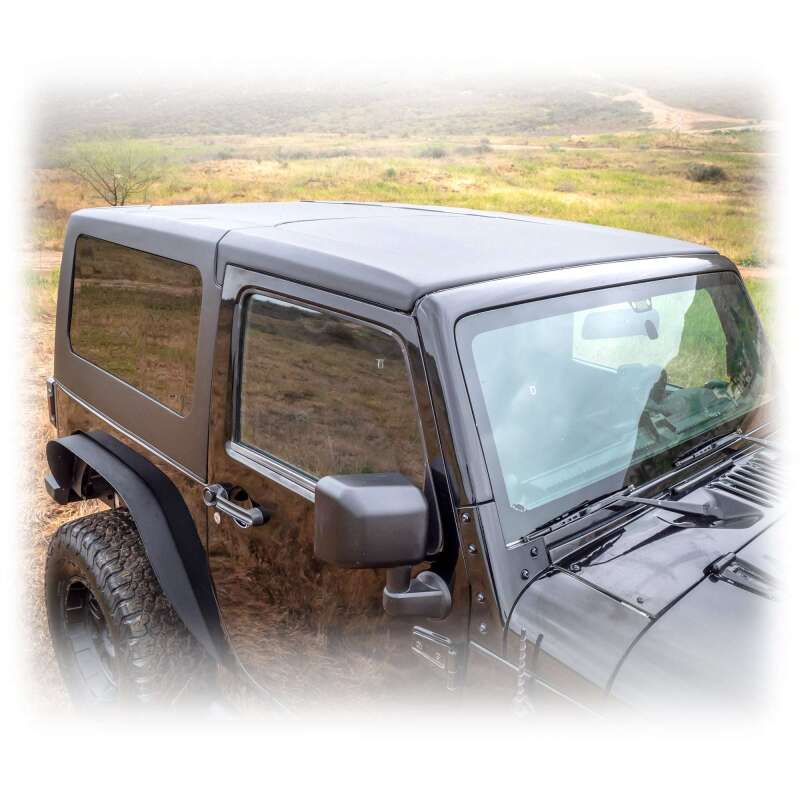 Turn Offroad 07-18 Jeep JK 2 Door Squareback Hardtop 2-Piece - White