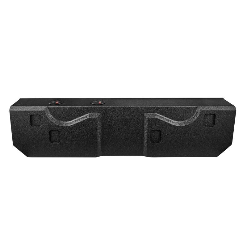 DS18 4 x 8in Forward Firing Underseat Ported Box Subwoofer Enclosure -Black Spray Liner Paint Finish