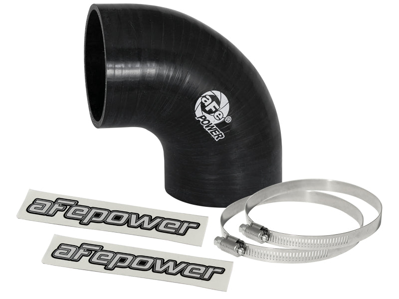 afe Magnum FORCE Intake Coupling Kit (3 IN ID x 90-Deg.) Elbow Coupler - Black