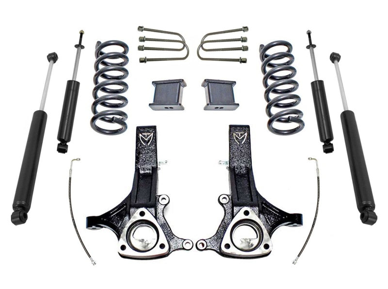 MaxTrac 02-08 Dodge RAM 1500 2WD 5.7L V8 Hemi 7in/4in MaxPro Spindle Lift Kit w/MaxTrac Shocks