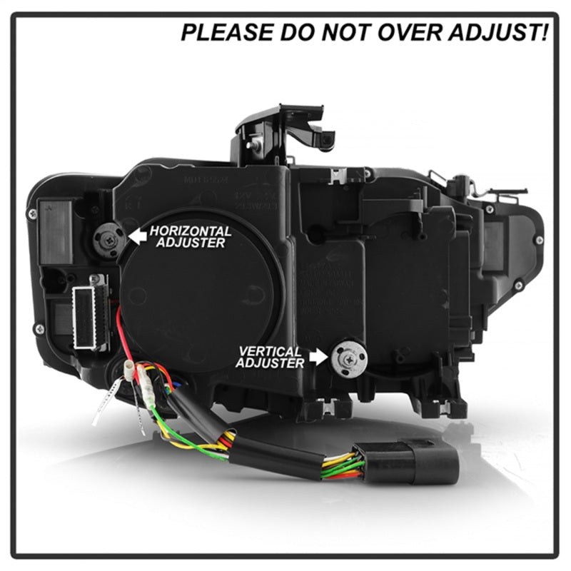 Spyder 13-17 Audi A5 HID Model Only High-Power Headlight - Black (PRO-YD-AA513HIDAP-SEQGR-BK)