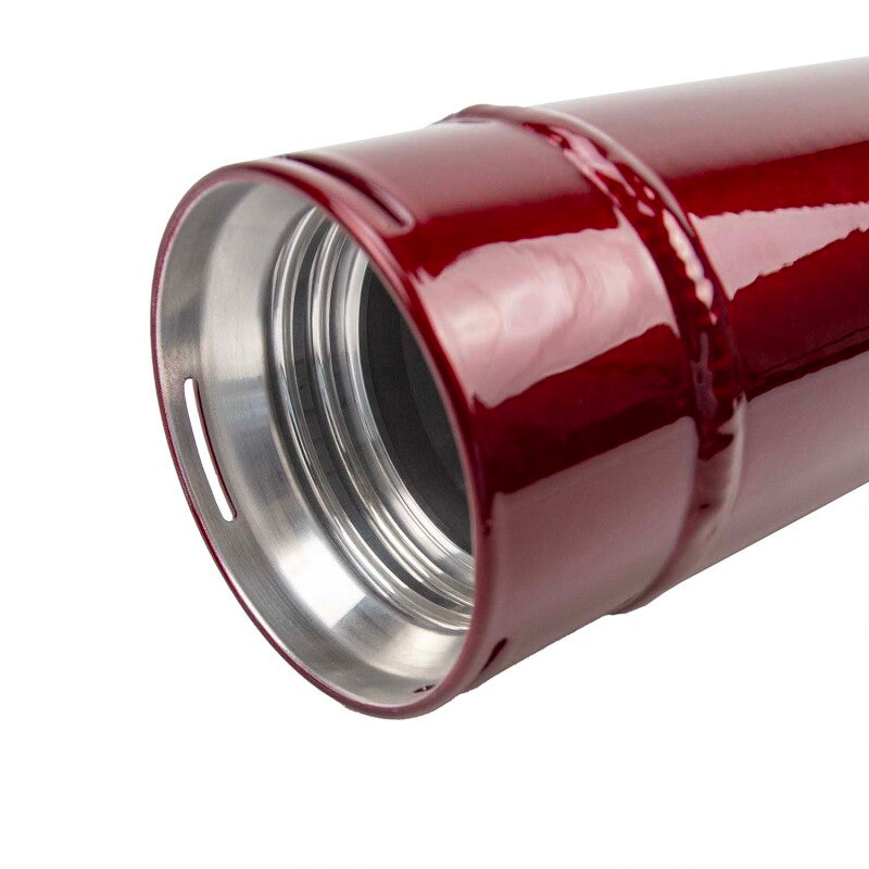 Wehrli 15-24 Ford 6.7L Power Stroke 3in Hot Side Intercooler Pipe - Bengal Red