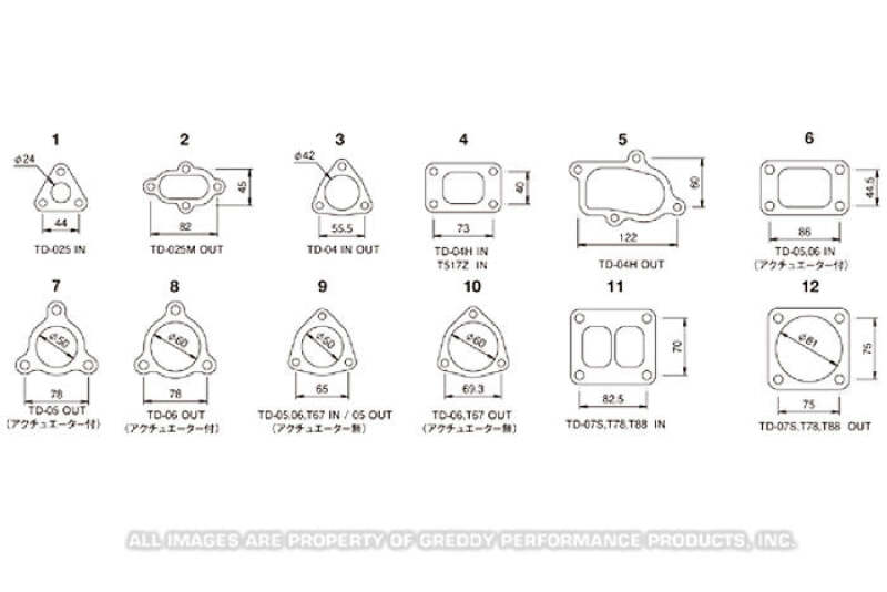 GReddy TD06 Turbo Outlet Gasket - (Act-Type)