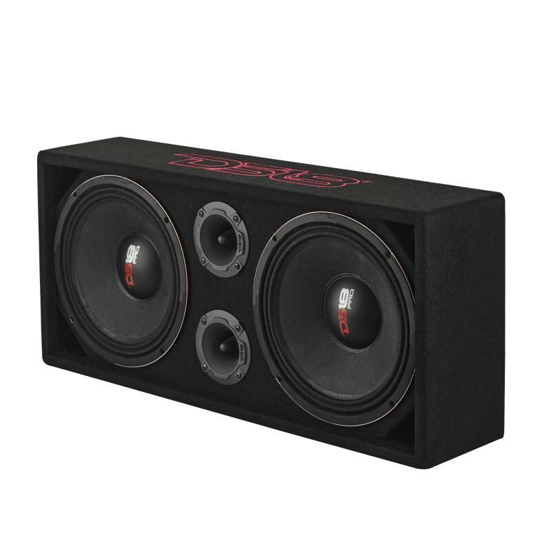 DS18 Loaded Ported Enclosure Incls PRO-X10M & PRO-TWX2/FRP-1.2K4/ Cable & Terminal- Black Carpet