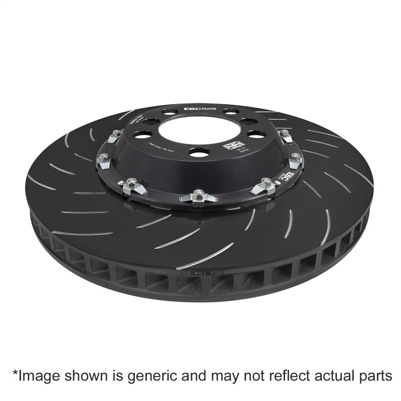 EBC Racing 08-16 Mitsubishi Lancer Evo 10 2.0T Front 355mm 2 Pc Rotor Replacement (Pair)