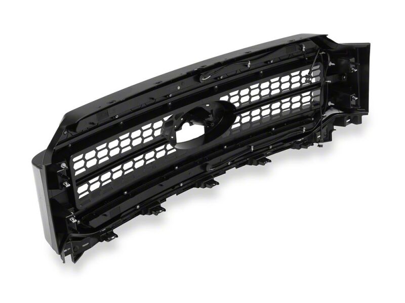 Raxiom 21-23 Ford F-150/ Exc.Raptor CXR Series LED Upper Replacement Grille with White DRL- Black