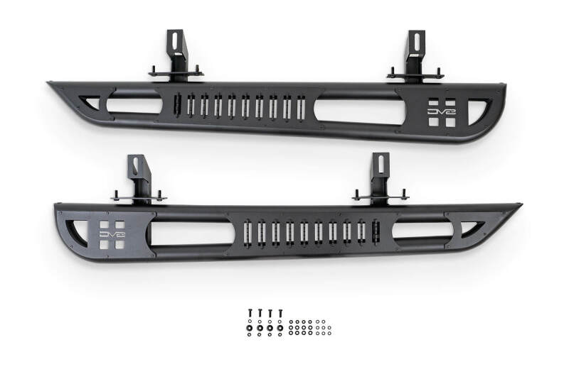 DV8 Offroad 2018+ Jeep Wrangler JL 2-Door Bolt-On OE Plus Side Steps