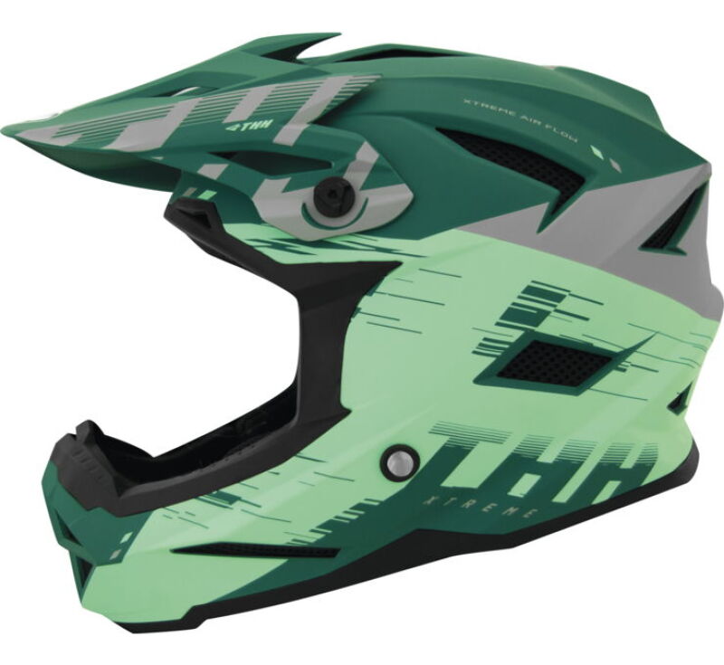 THH Helmets T-42 BMX Xtreme Turquoise/Green - Large