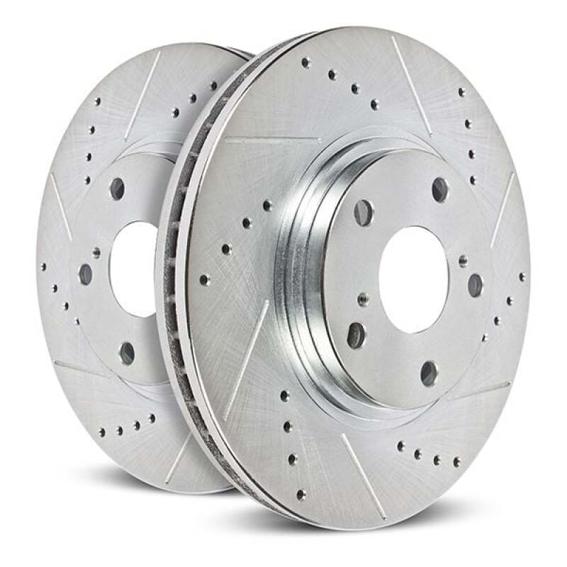 Power Stop 20-23 Subaru Outback Front Drilled & Slotted Rotor - Pair