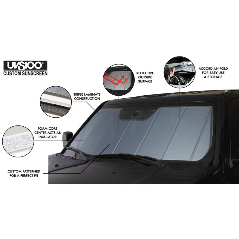 Covercraft 22-24 Volkswagen Golf UVS100 Custom Sunscreen - Blue